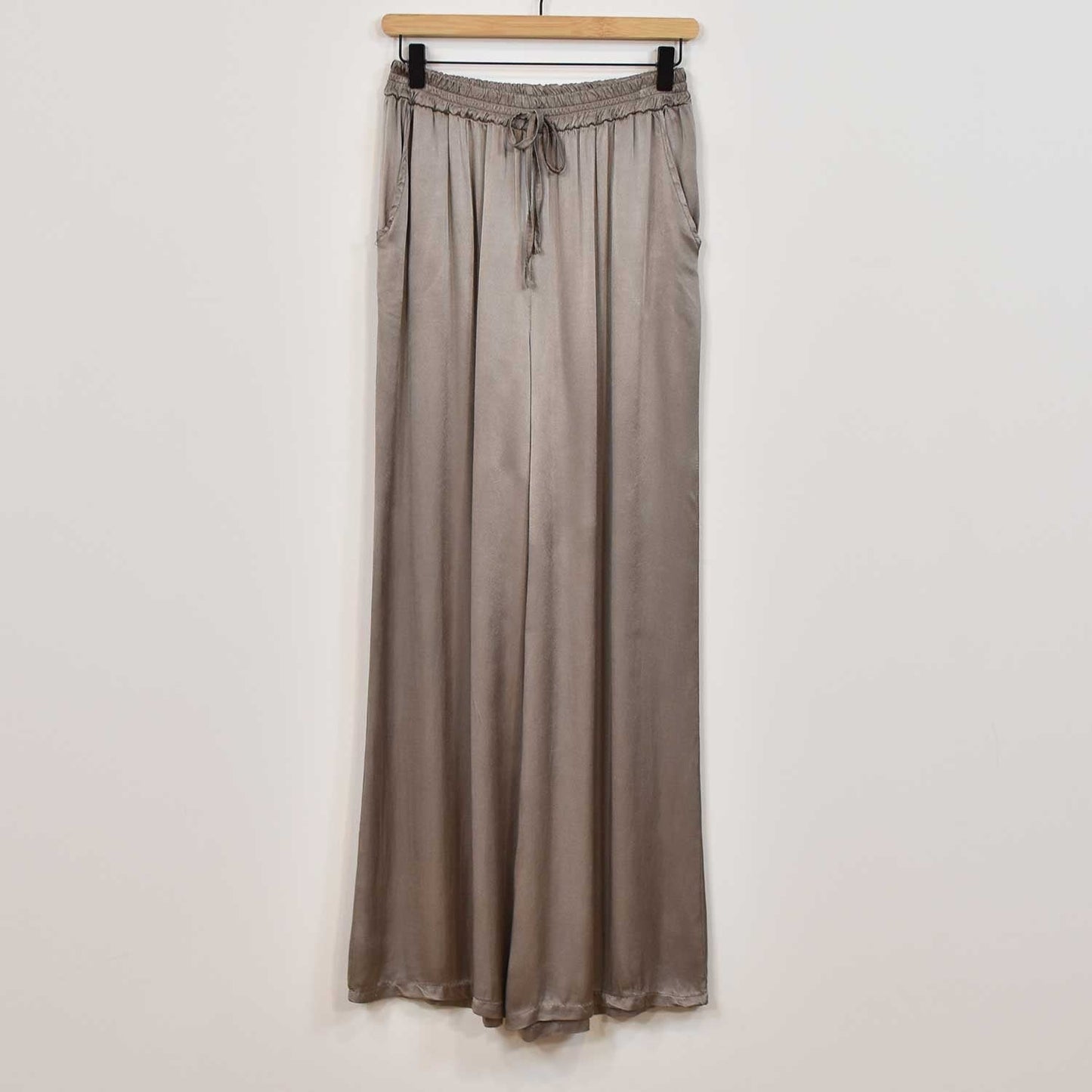Ensemble Satin Chic - Haut Fluide & Pantalon Large