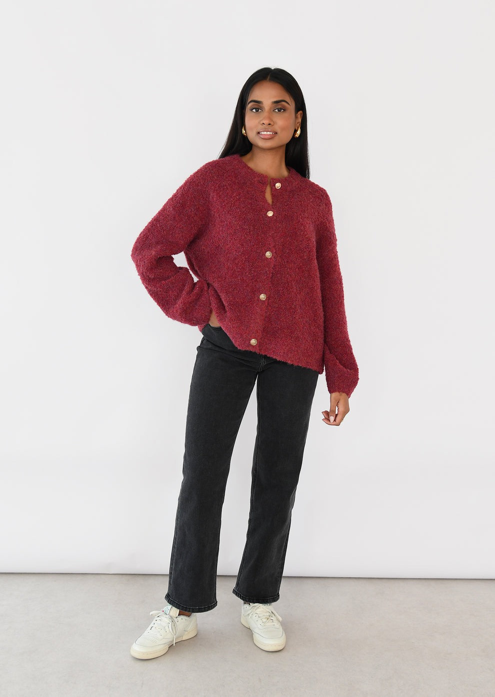 Gilet Douillet en Laine Bouclée