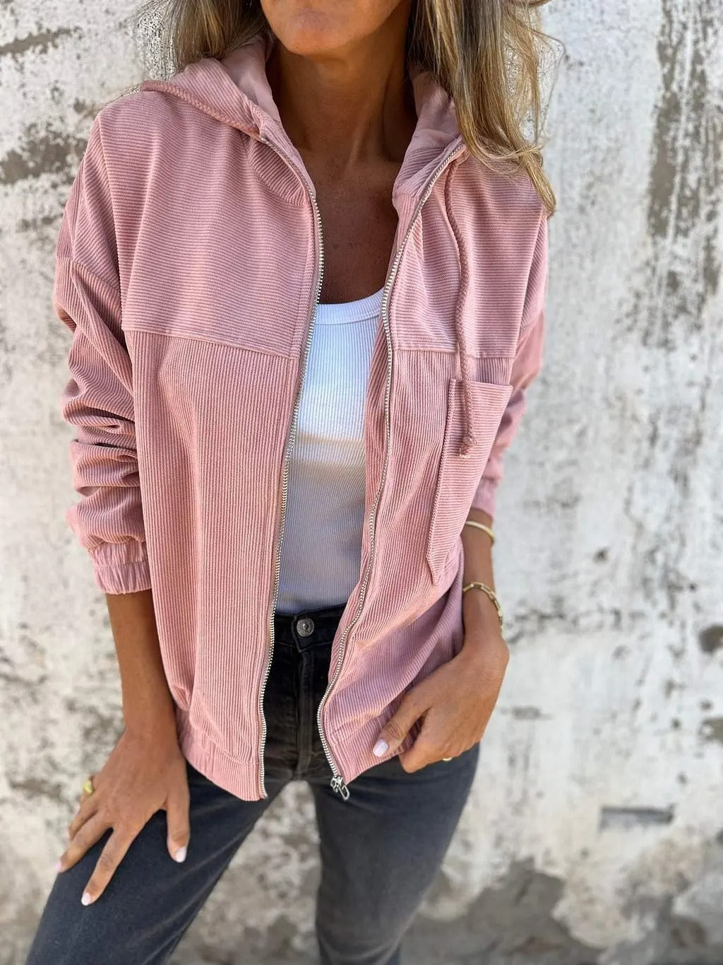 Veste Velours Côtelé Femme